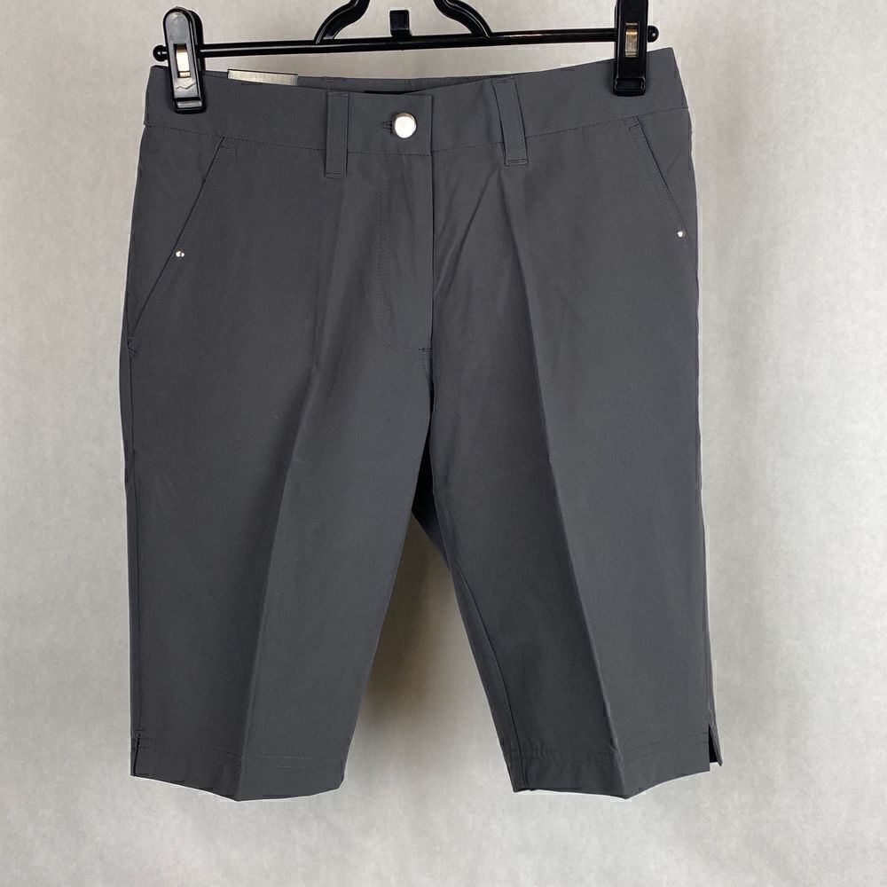 NWT Zyia Gray Clubhouse Shorts Size Small Long Bermuda